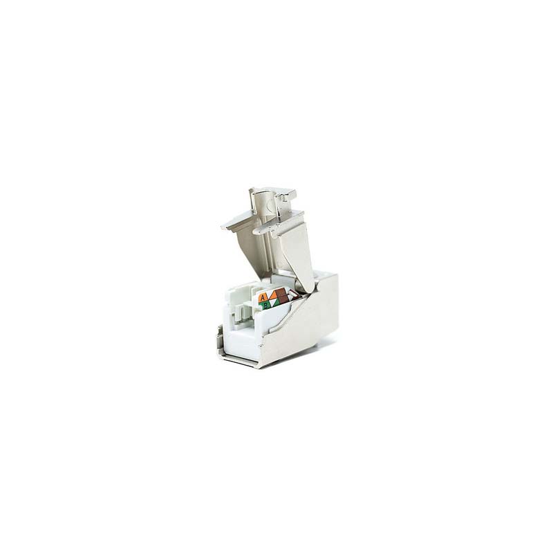 Huber+Suhner - Embase RJ45 Keystone Cat 6a FTP à sertissage rapide