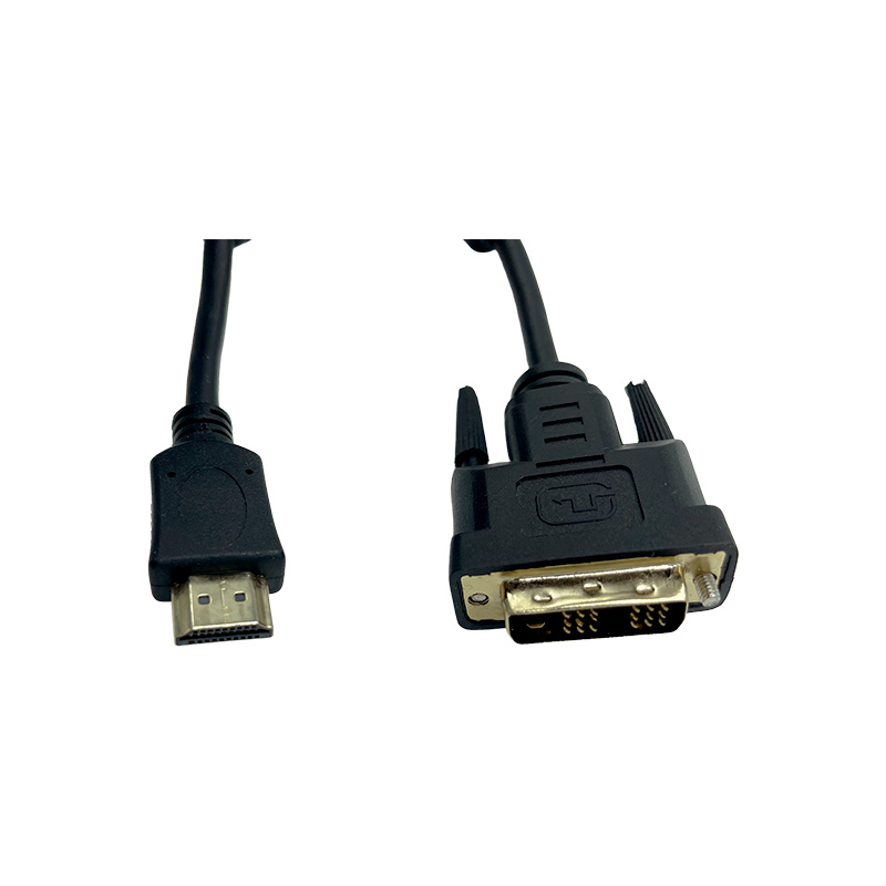 Cordon DVI-D M single link (18+1) - HDMI M - 10m