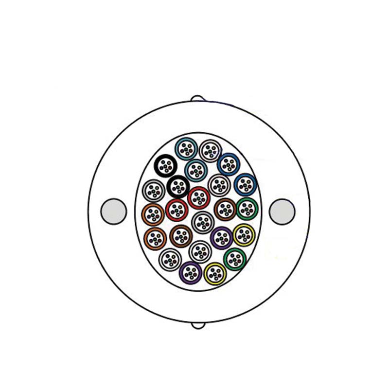 Câble FTTH Riser Colonne montante G657A2 - Modulo 6 - 96FO - au mètre