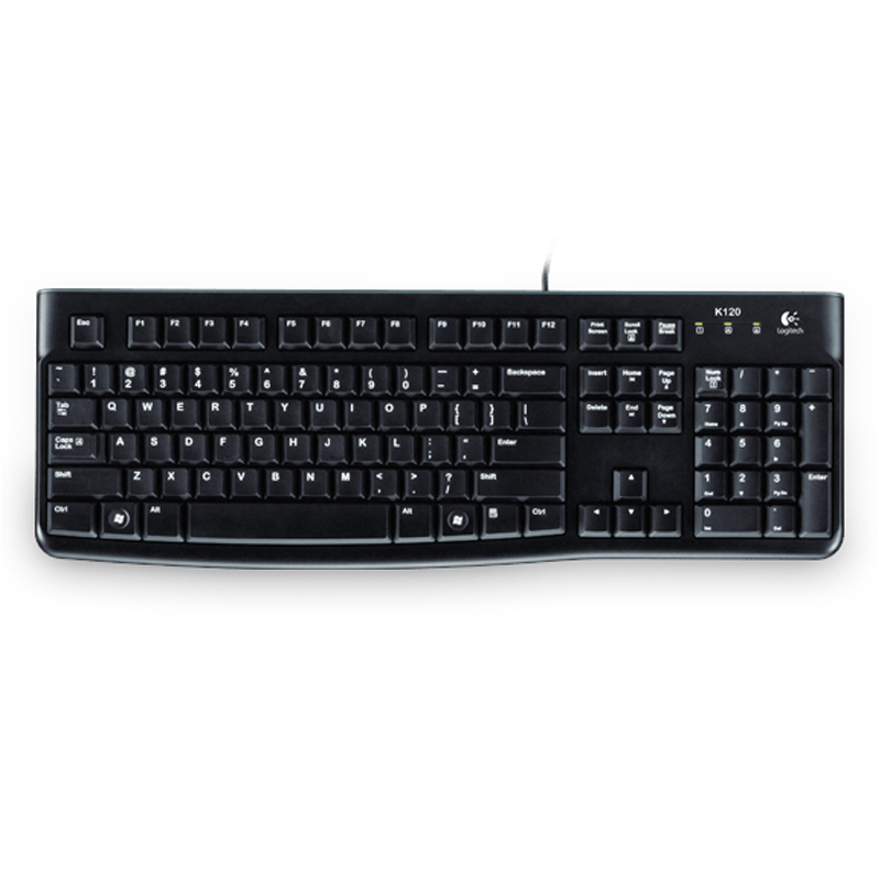 LOGITECH K120 - Clavier filaire - USB - 920-002515