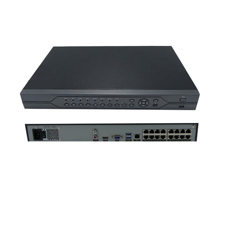 UPTEC VIEW - NVR4116 - Enregistreur Lite 16Ch 1U 16PoE 200Mbit/s