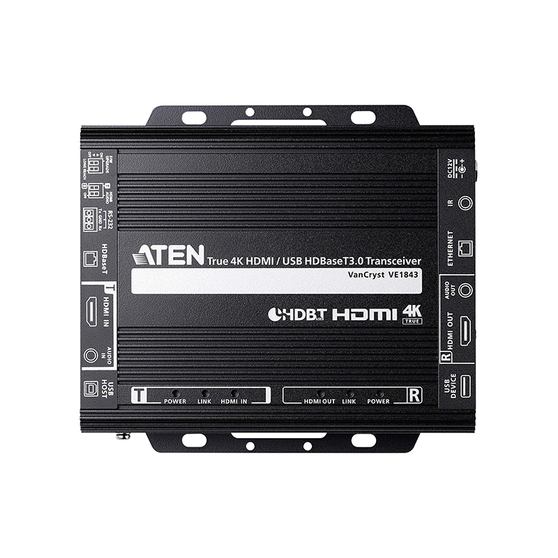 ATEN - VE1843 - Émetteur-récepteur HDMI / USB HDBaseT 3.0 True 4K