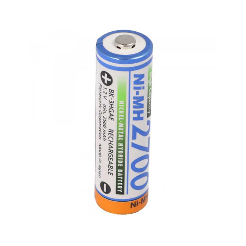 Batteries Ni MH professionnelles LR6 - 1.2V - 2700mAh - par 2 -EOL